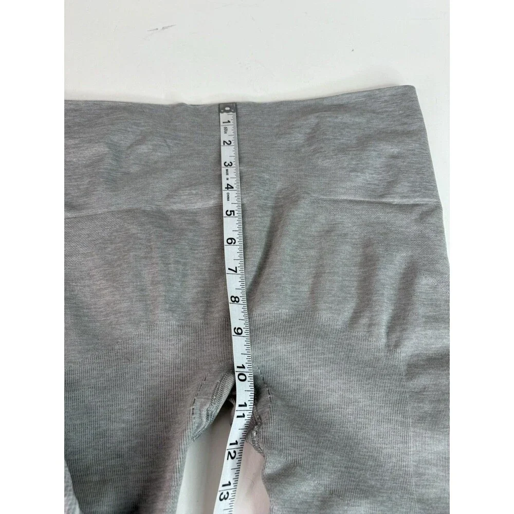 Blanqi Maternity Leggings, Medium, Grey, Stretch Leggings, Striped Legs - Picture 9 of 9